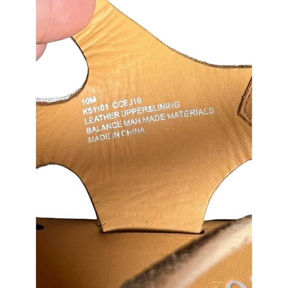 Kork-Ease Pearl Women’s Size‎ 10 White Leather Gladiator Sandals Lace Up Flat - Picture 6 of 9